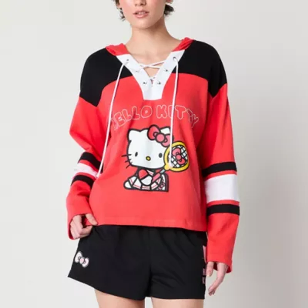 Womens Long Sleeve Hello Kitty Juniors Jersey