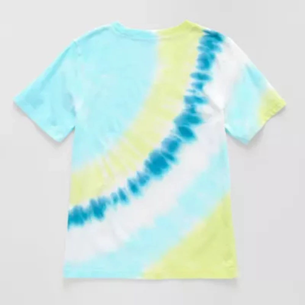 Thereabouts Little & Big Kid Boys Easy-on + Easy-off Sensory Friendly Crew Neck Short Sleeve Adaptive T-Shirt