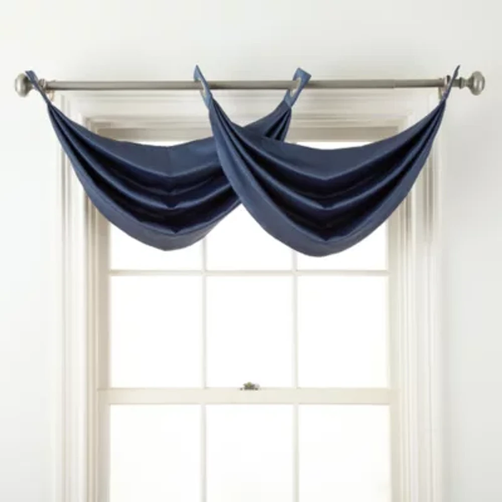 Broadhaven Geneva Waterfall Grommet Top Valance