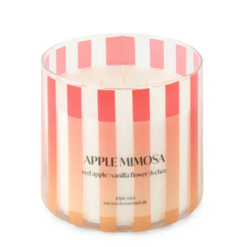 Distant Lands 14oz Apple Mimosa 3-Wick Scented Jar Candle