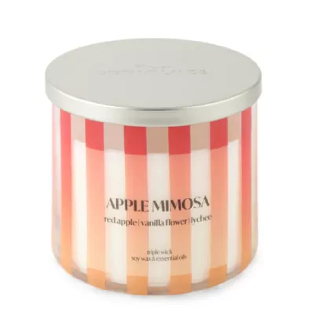 Distant Lands 14oz Apple Mimosa 3-Wick Scented Jar Candle