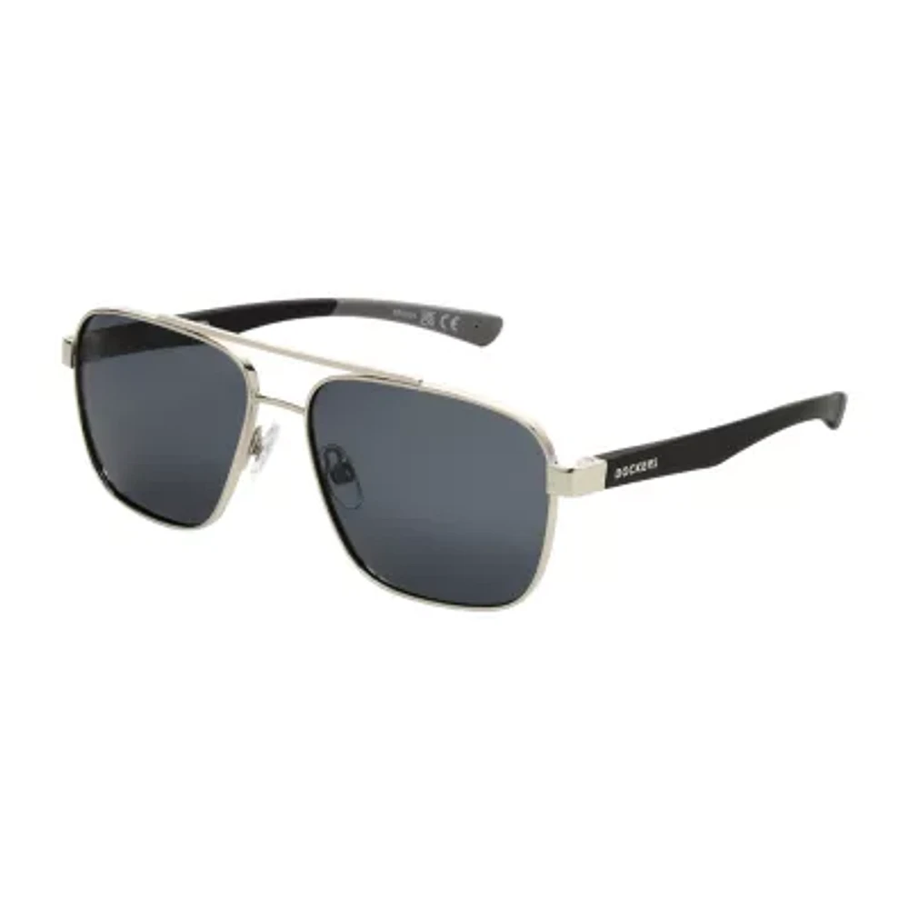 Dockers Mens UV Protection Oval Sunglasses