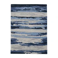 Amer Rugs Abriella Yuna Camouflage Hand Tufted Indoor Rectangular Accent Rug