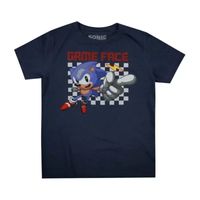 Little & Big Kid Boys Crew Neck Short Sleeve Regular Fit Sonic the Hedgehog Graphic T-Shirt