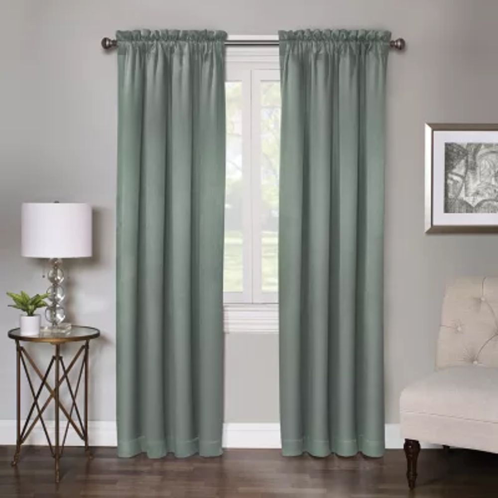 Regal Home Regency Rod Pocket Light-Filtering Single Curtain Panel
