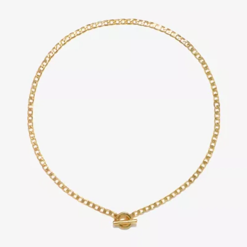 Bijoux Bar Delicates Womens 16 Inch Link Chain Necklace