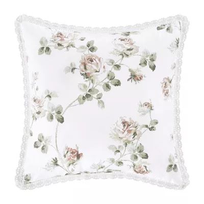 Royal Court Rialto Sage Square Throw Pillow