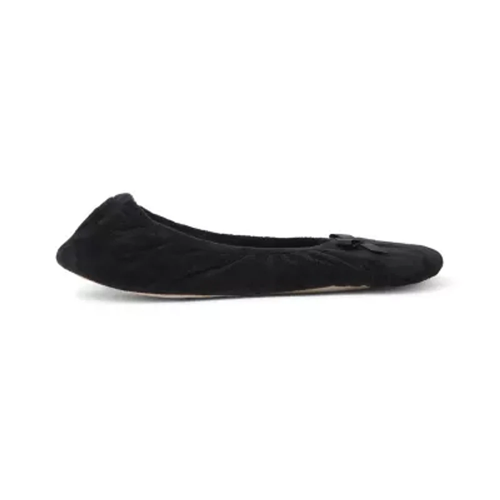 Dearfoams Layla Womens Ballerina Slippers