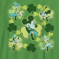Disney Collection Little & Big Kid Boys Crew Neck Short Sleeve Regular Fit Mickey and Friends Mouse Graphic T-Shirt