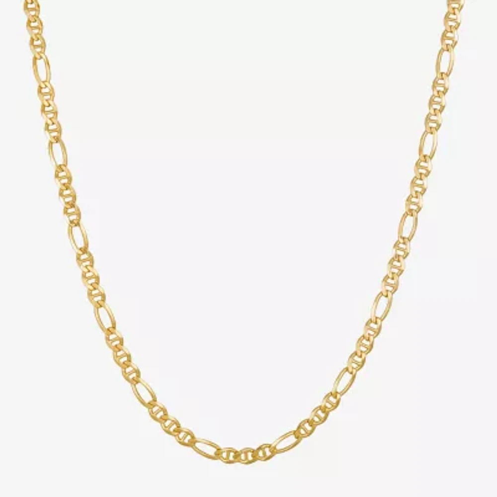 Made in Italy Unisex Adult 14K Gold 22 Inch Link Chain Necklace