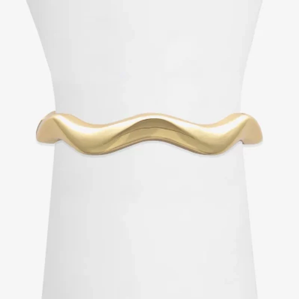 Bold Elements Gold Tone Womens Bangle Bracelet