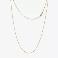 Silver Reflections Womens 20 Inch Name Necklace