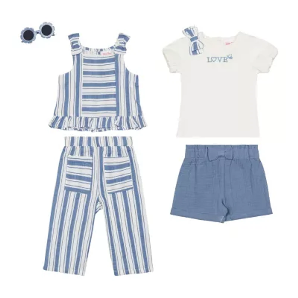 Little Lass Toddler Girls Short Set