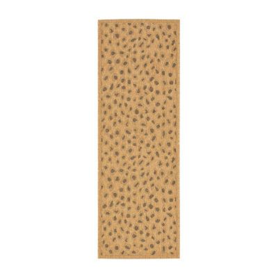 Safavieh Courtyard Collection Allison Animal Indoor/Outdoor Runner Rug