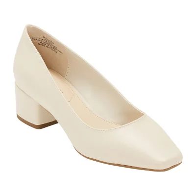 Liz Claiborne Faris Womens Closed Toe Block Heel Pumps