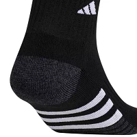 adidas Cushioned 3 Pair Big and Tall Quarter Ankle Socks Mens