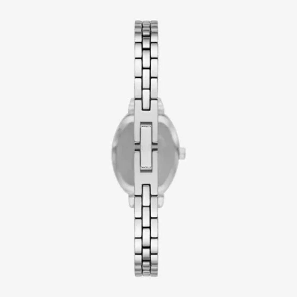 Geneva Womens Crystal Accent Silver Tone Bracelet Watch Fmdjm305