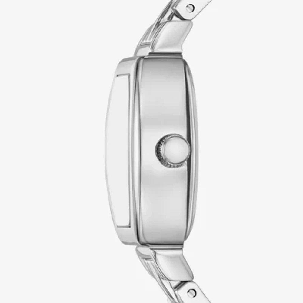 Geneva Womens Crystal Accent Silver Tone Bracelet Watch Fmdjm305