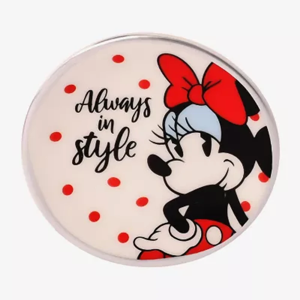 Disney Classics Womens Crystal Pure Silver Over Brass Minnie Mouse 2-pc. Jewelry Set