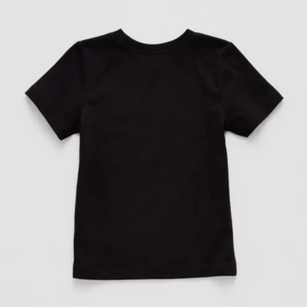 Okie Dokie Toddler & Little Boys Crew Neck Short Sleeve Regular Fit Graphic T-Shirt