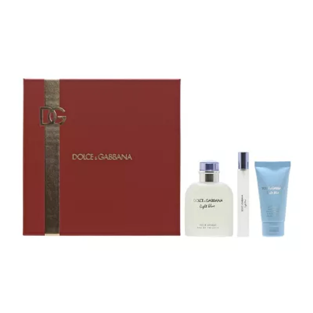 DOLCE&GABBANA Light Blue Mens 3 Pc Set ($165 Value)