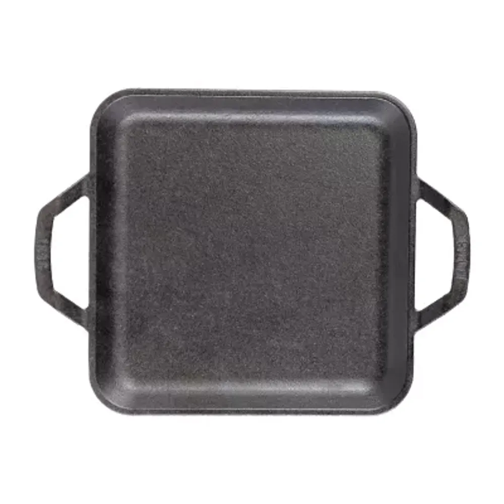 Lodge Cookware Cast Iron 11" Chef Style Square Griddle