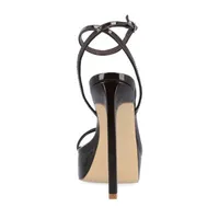 Journee Collection Telilah Womens Square Open Toe Wedge Heel Pumps