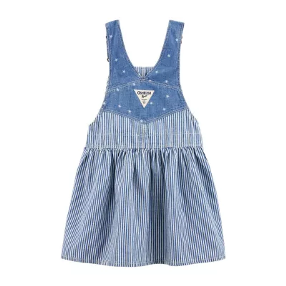 Oshkosh Toddler Girls Adjustable Straps Skirtalls