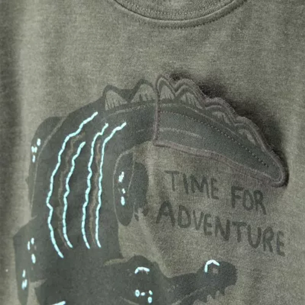 Carter's Toddler Boys Round Neck Short Sleeve Regular Fit Graphic T-Shirt