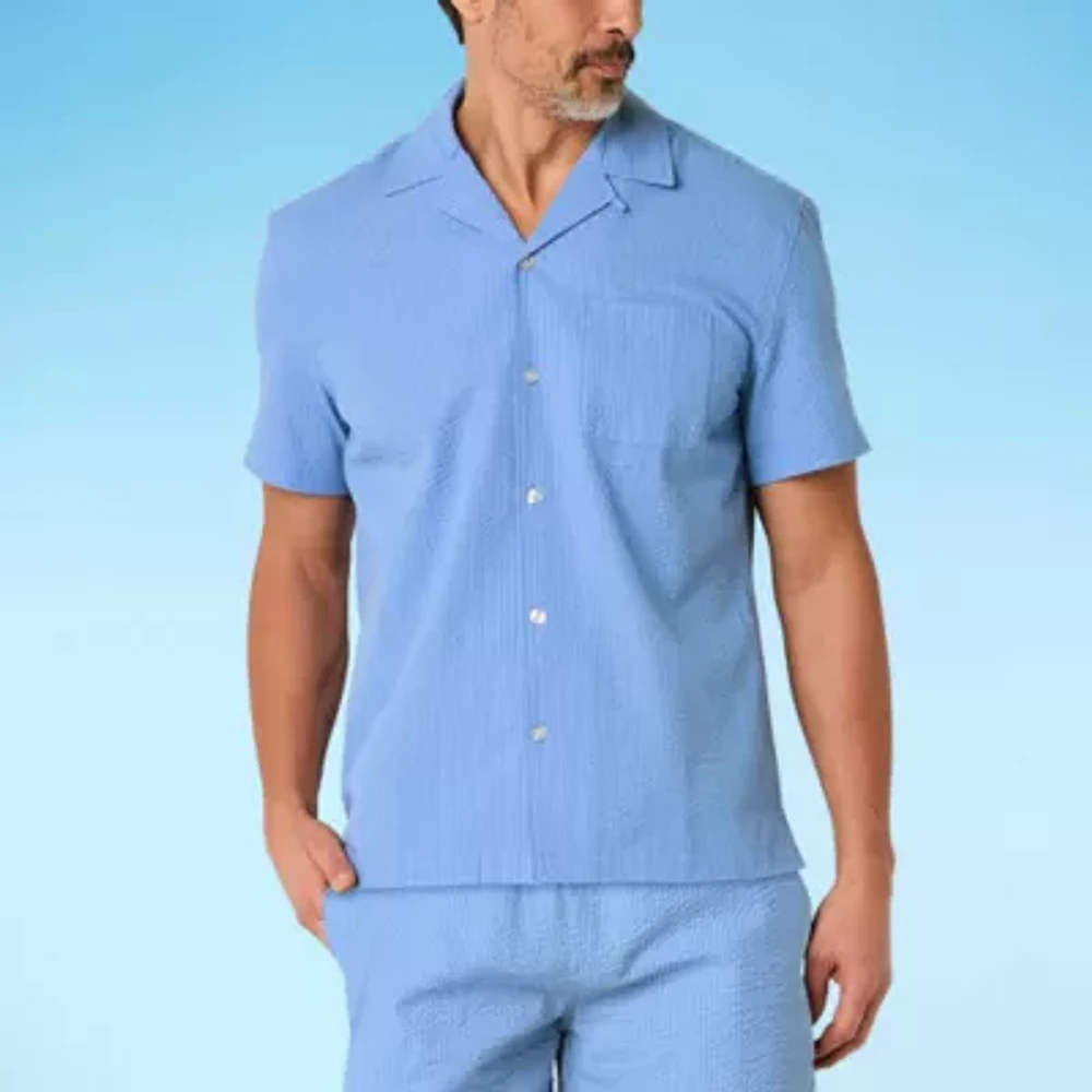 St. John's Bay Striped Swim Shirt