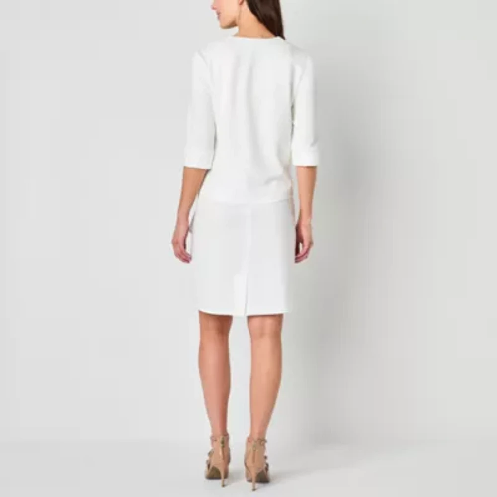 Brianna Milay Womens Jacket Dress
