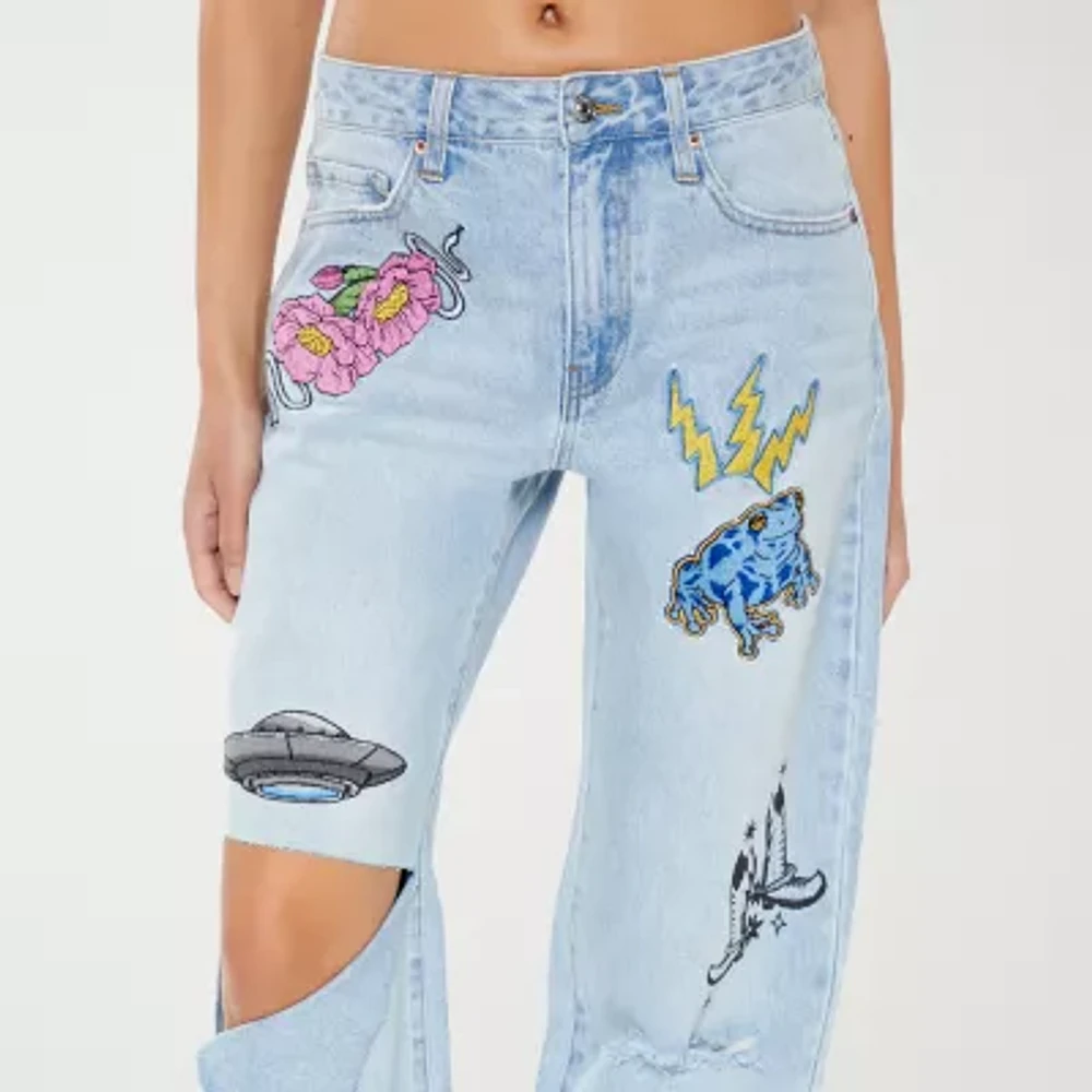 Forever 21 - Juniors Womens High Rise Regular Fit Jean