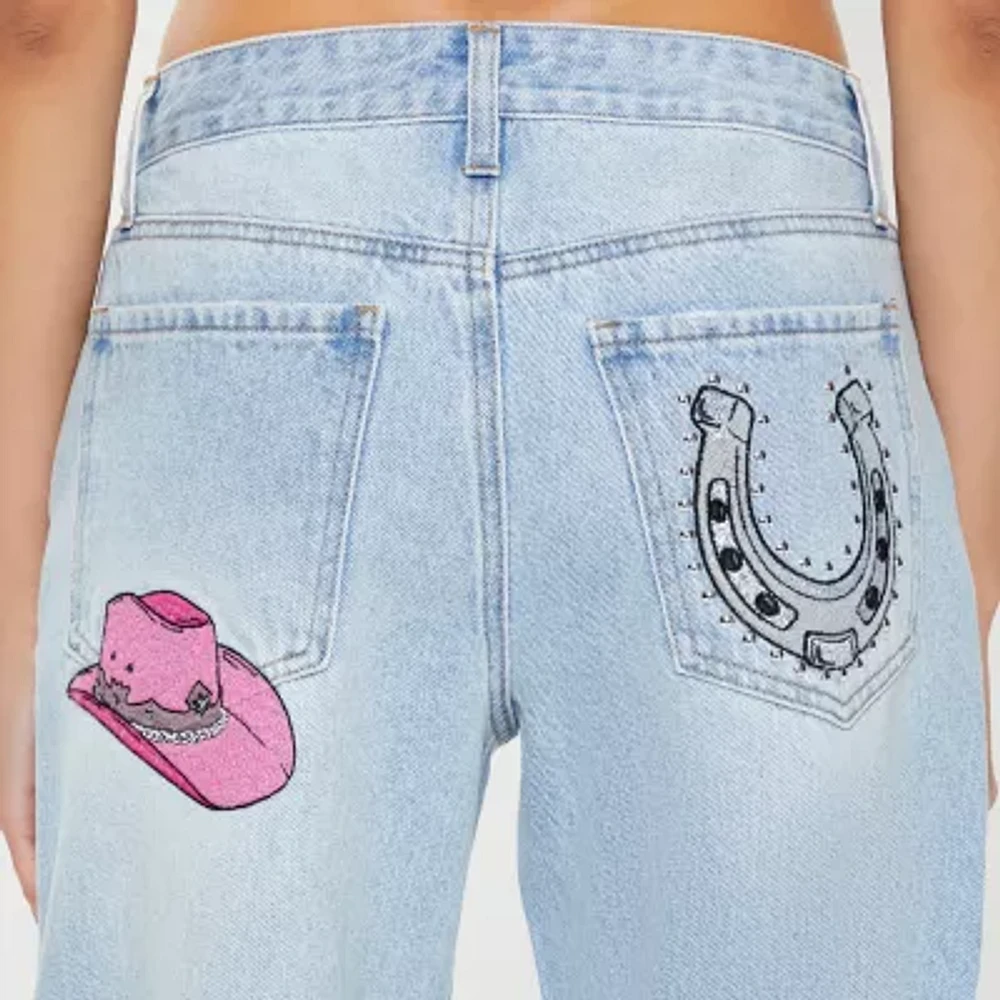 Forever 21 - Juniors Womens High Rise Regular Fit Jean