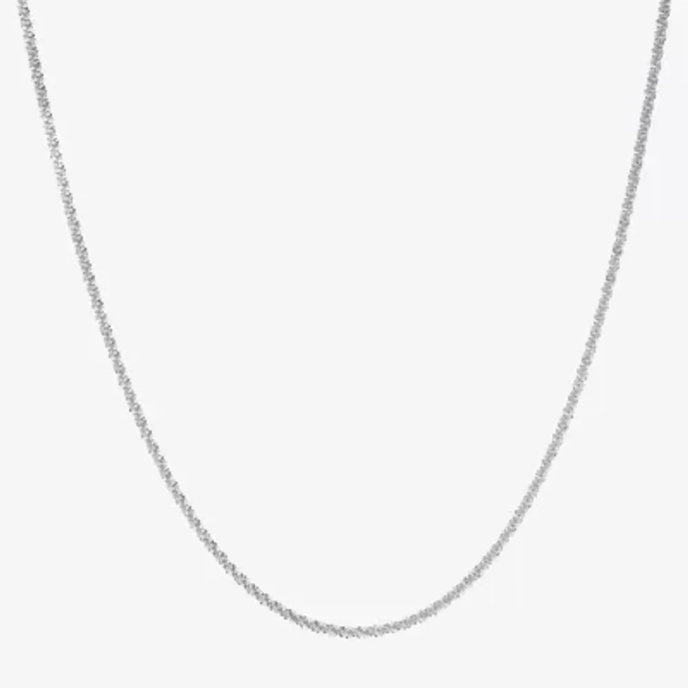 Silver Reflections Womens Pure Silver Over Brass 18 Inch Rolo Chain Necklace