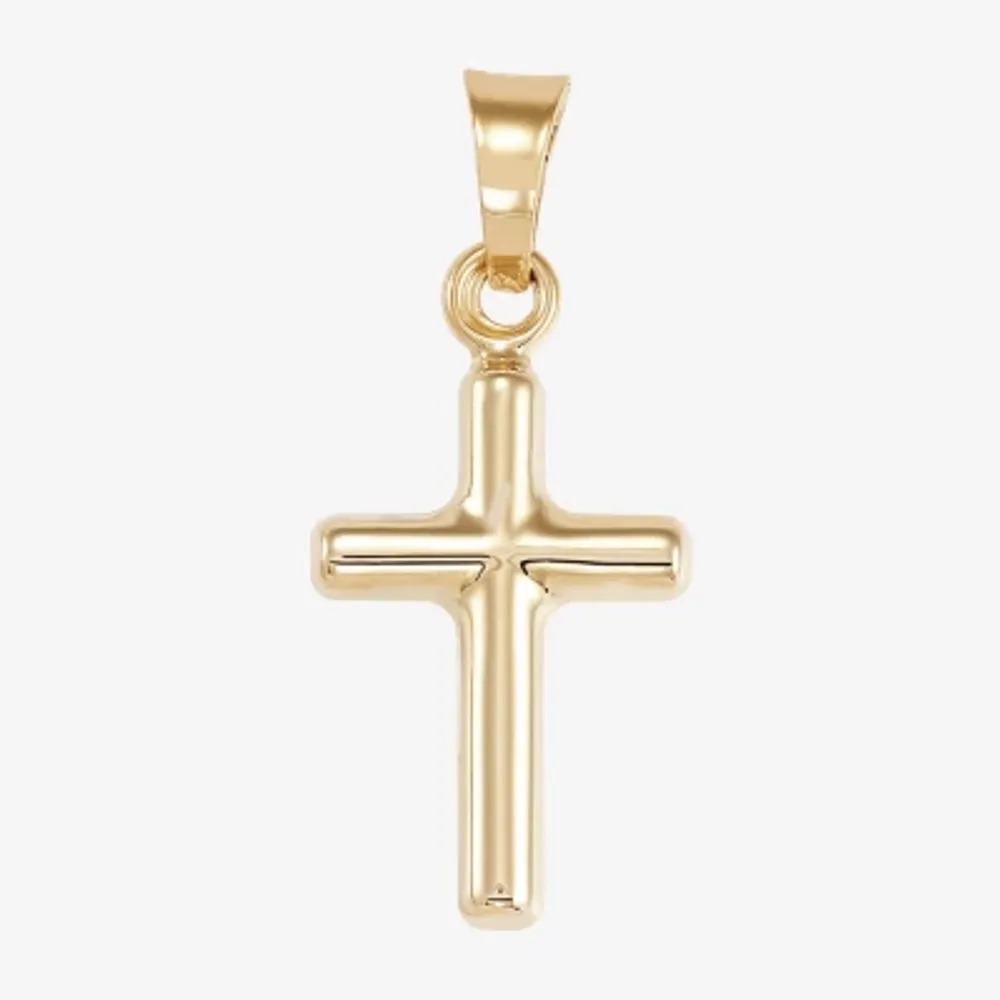 Unisex Adult 14K Gold Cross Pendant