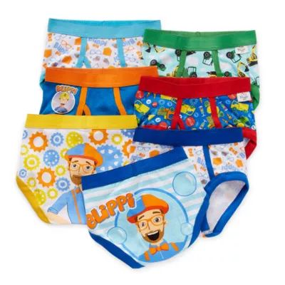Blippi Toddler Boys 7 Pack Briefs