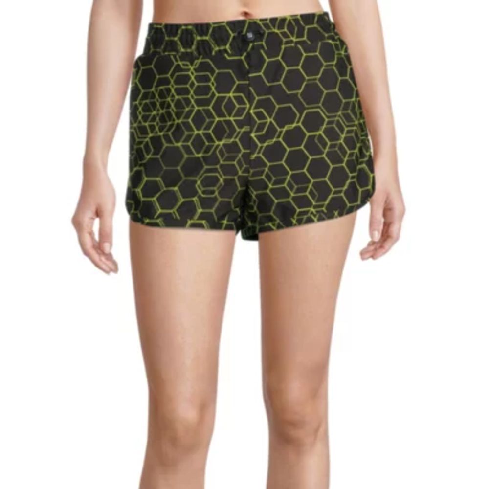 Sports Illustrated Womens Mid Rise Moisture Wicking Running Short