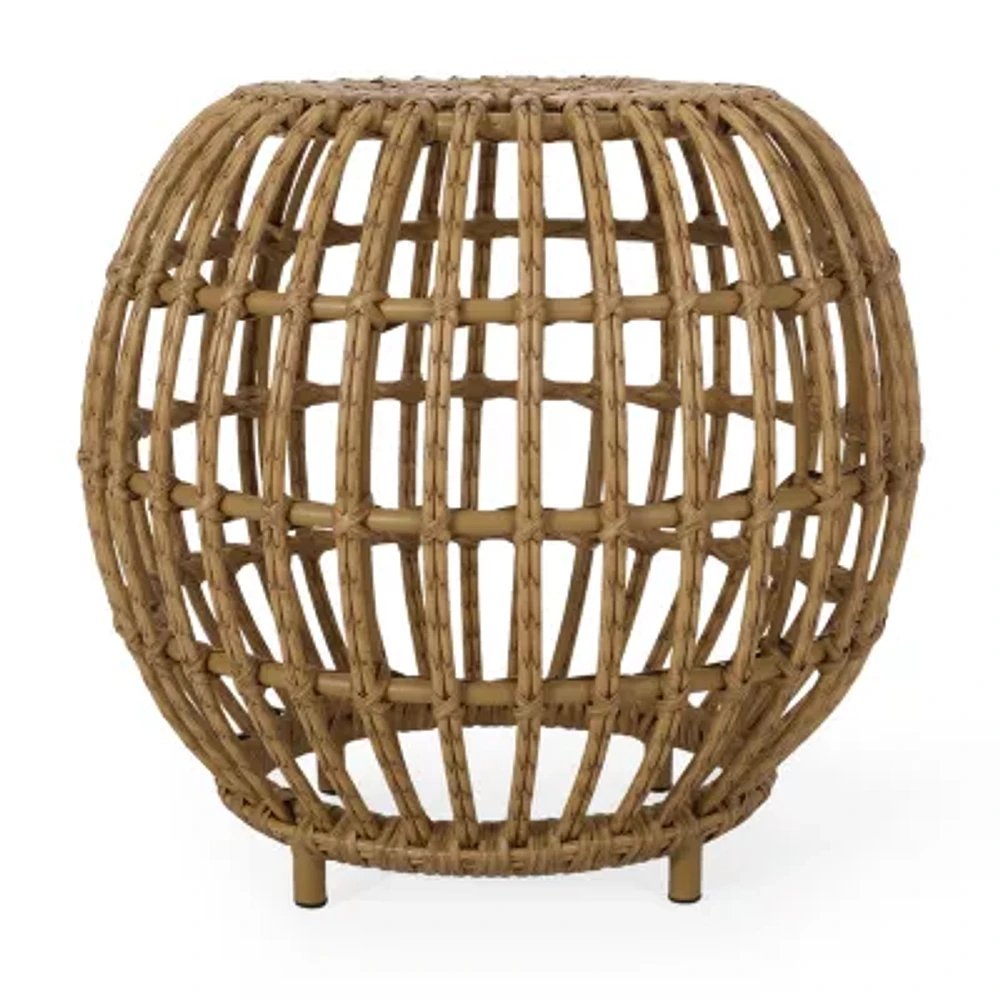 Ottawa Weather Resistant Rattan Side Table