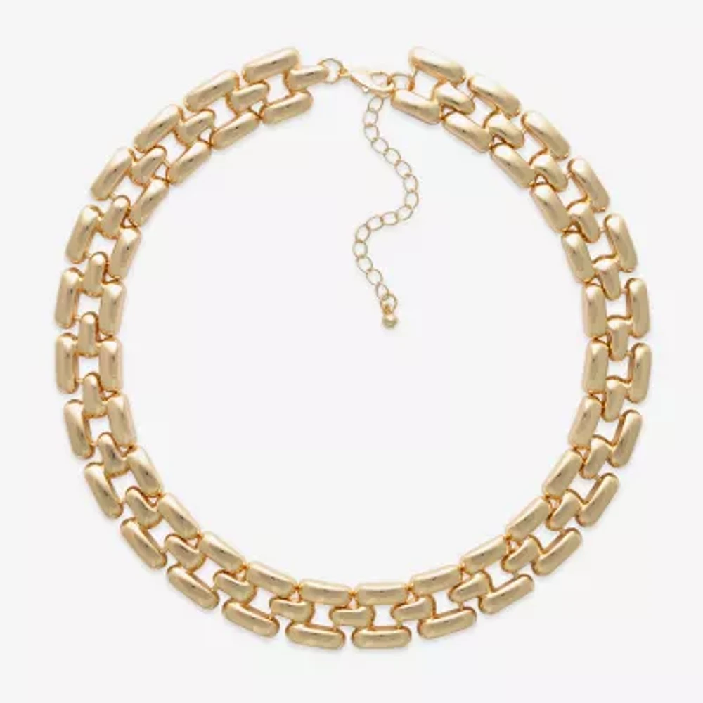 Bold Elements Womens 16 Inch Collar Necklace