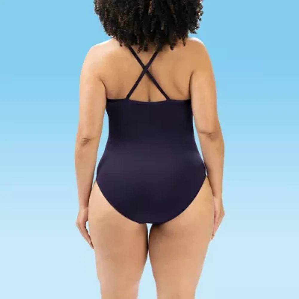 Dolfin Womens Easy-on + Easy-off One Piece Swimsuit