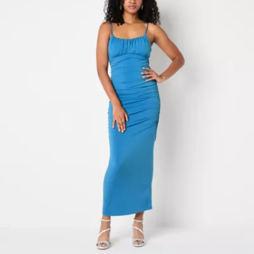Emerald Sundae Womens Sleeveless Casual Juniors Bodycon Dress