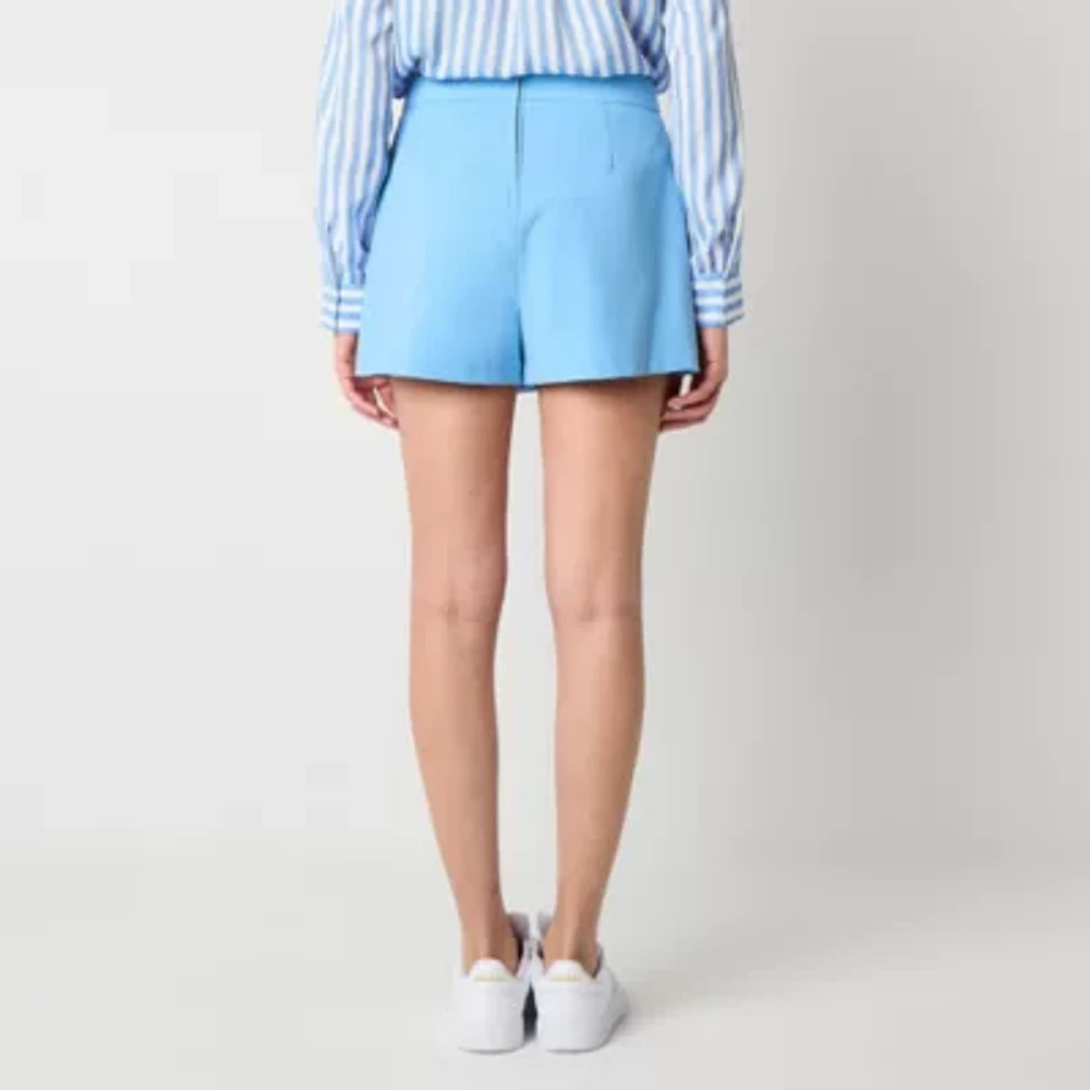 by&by Built Shorts Womens Mid Rise Juniors Wrap Skirt