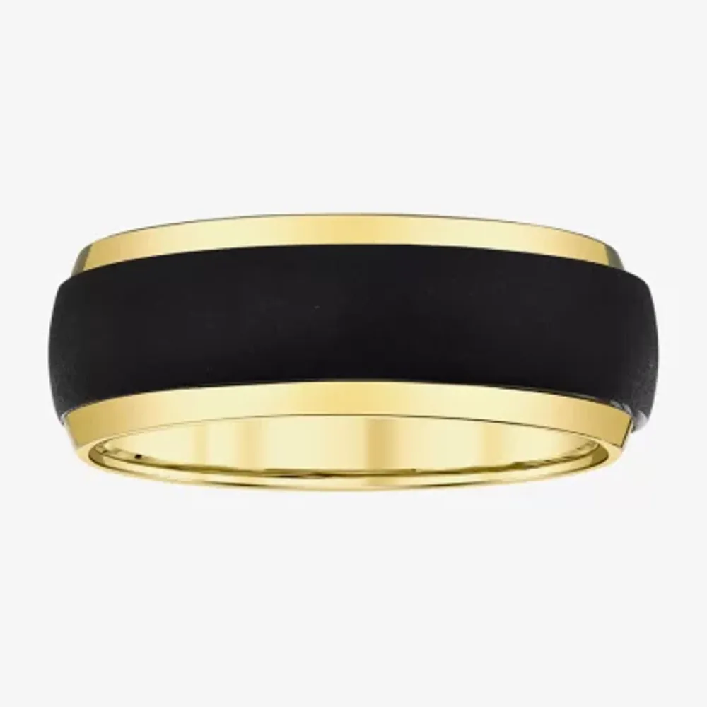 Mens 8MM Genuine Tungsten Wedding Band