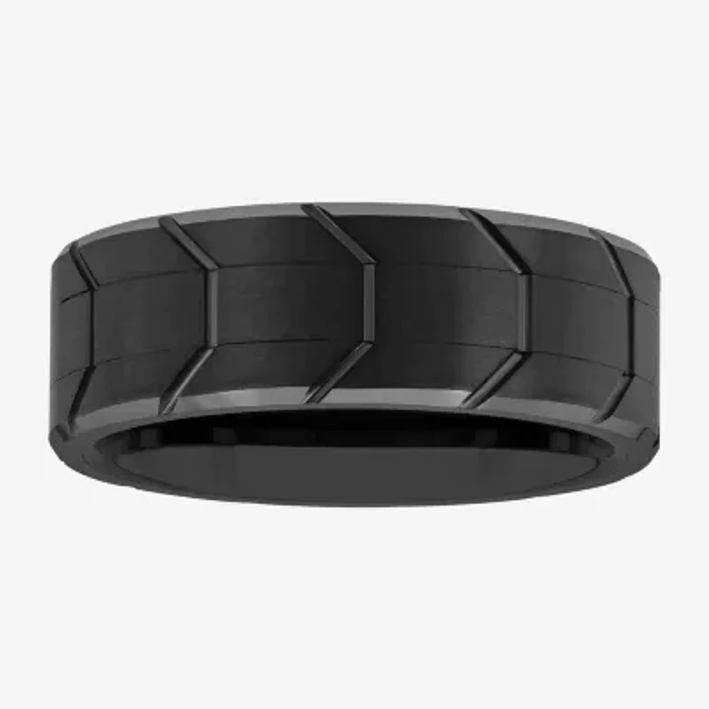Mens 8MM Tungsten Wedding Band