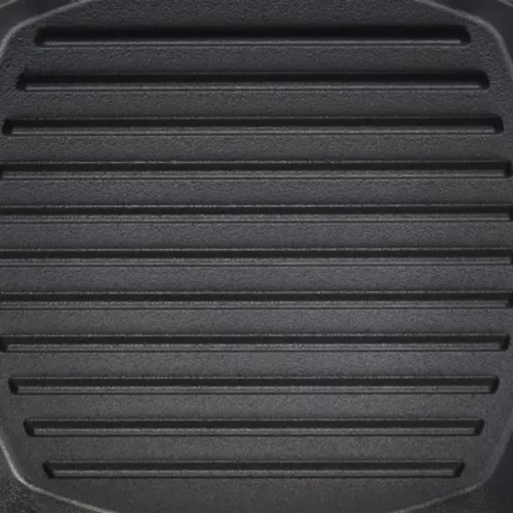 Smith & Clark Cast Iron 10.25" Grill Pan with Assist Handle
