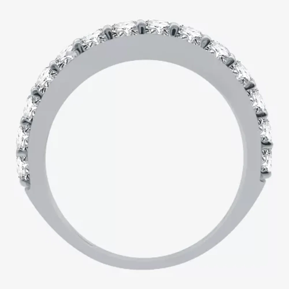 Classic Collection Womens 1 CT. T.W. Natural White Diamond 10K Gold Wedding Band