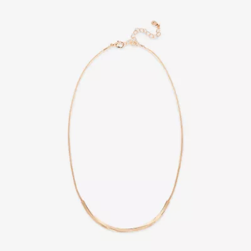 Bijoux Bar Delicates Womens 15 Inch Collar Necklace