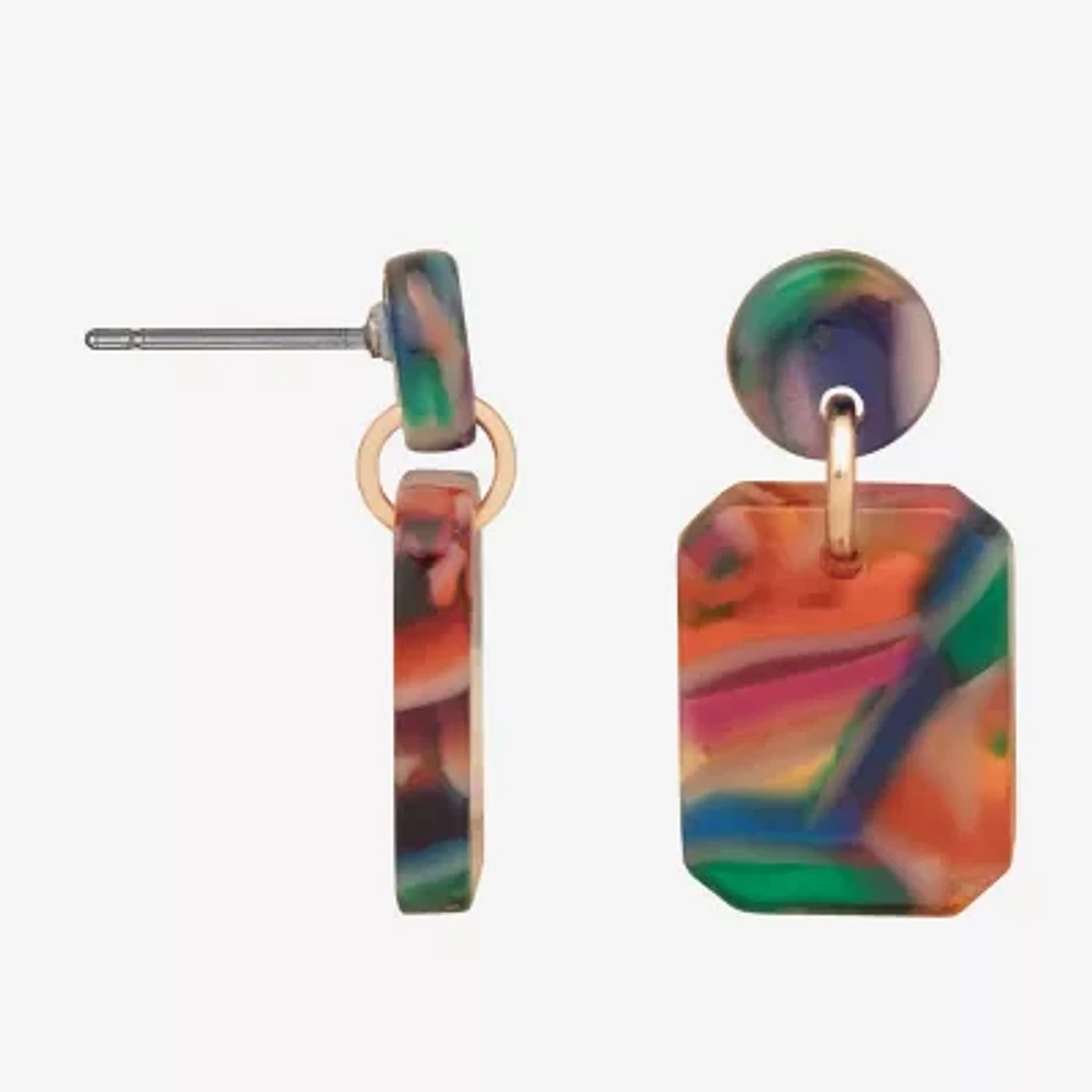 Bijoux Bar Delicates Gold Tone Womens Drop Earrings