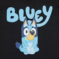 Bluey Boyfriend Tee Womens Crew Neck Short Sleeve Loose Fit Juniors Graphic T-Shirt