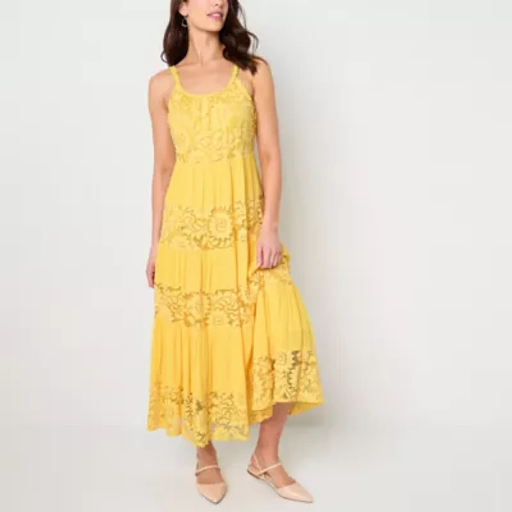 Isabel & Nina Womens Sleeveless Maxi Dress